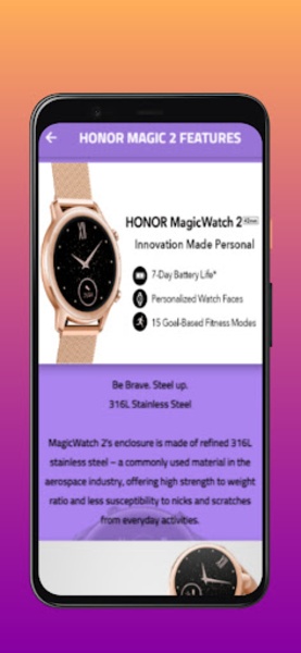 Honor watch 2025 magic 2 apps