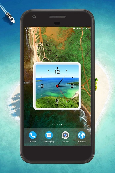 Island Clock Live Wallpaper - Preview 1