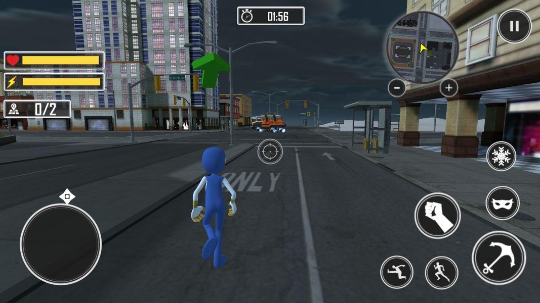 Stickman Ice Hero Crime City - Rope Hero - Preview 4
