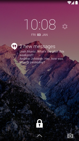 Hangouts DashClock Extension - Preview 2