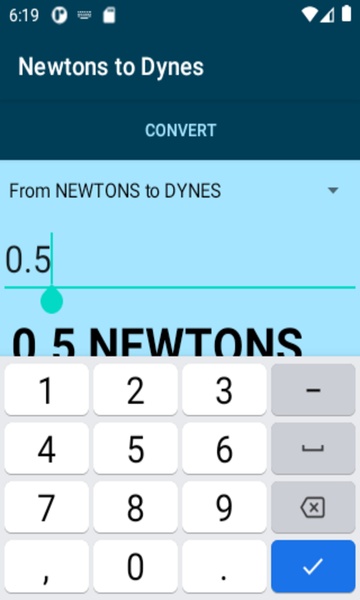 Newtons to Dynes converter - Preview 3