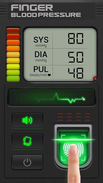 Blood pressure finger deals app