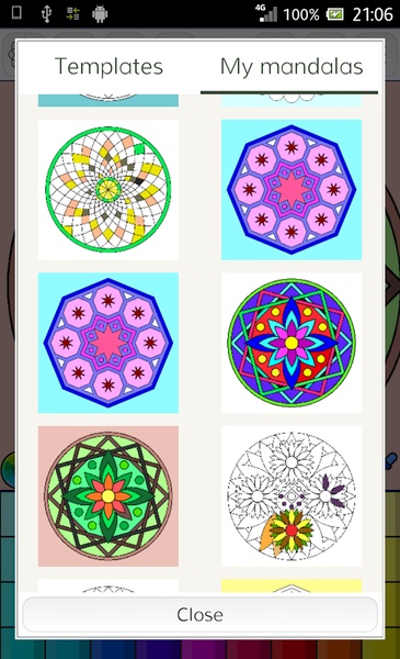Mandalas coloring pages - Preview 6