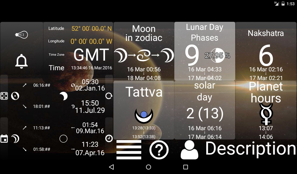 Lunar Calendar Lite - Preview 2