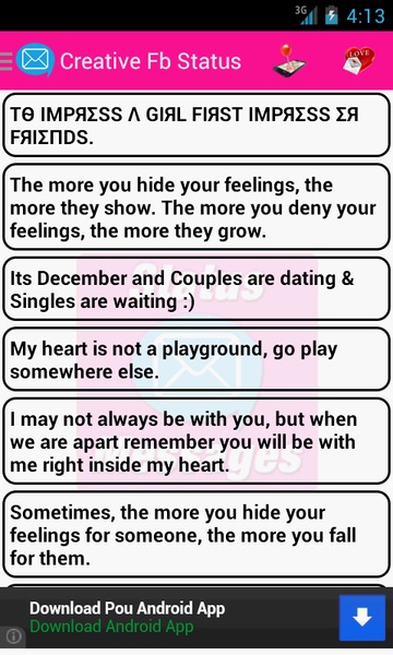 Status Messages - Preview 2