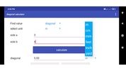 Diagonal Calculator screenshot 1