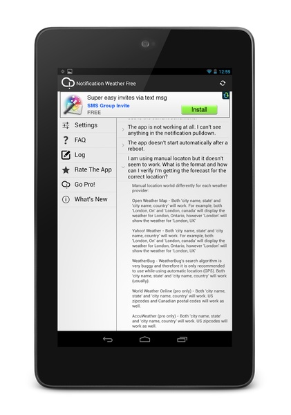 Notification Weather - Preview 1