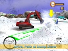 Snow Rescue Excavator Sim screenshot 9