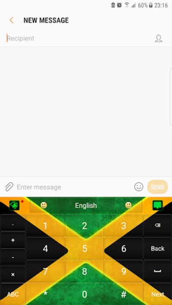 GO Keyboard Exotic Weed theme - Preview 1