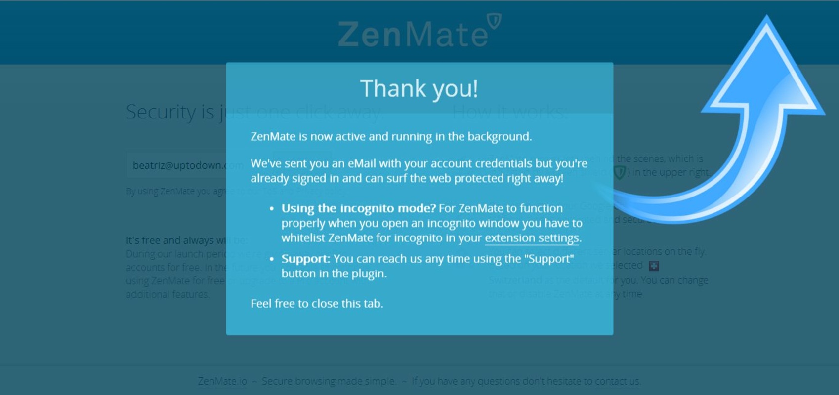 تحميل برنامج فتح المواقع المحجوبة ZenMate للكمبيوتر