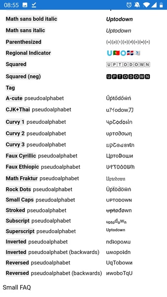 Best Stylish Fonts for Facebook - Preview 4