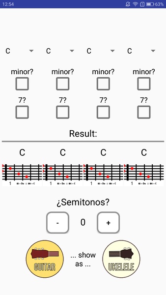Chords Transposer Free - Preview 1