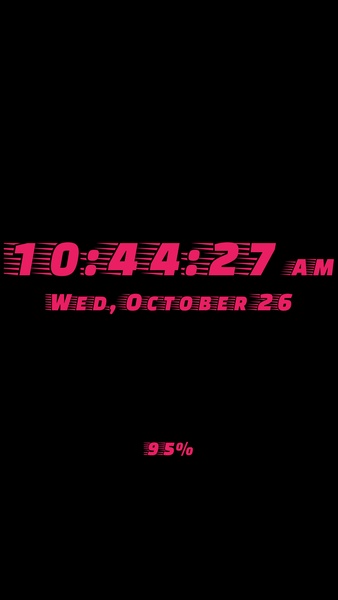 Always On: Ambient Clock - Preview 3