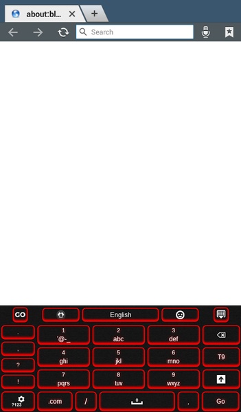 Red Keyboard Theme - Preview 2