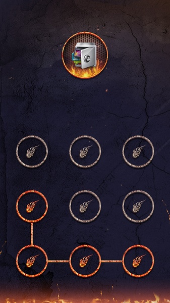 AppLock Theme Flame - Preview 1