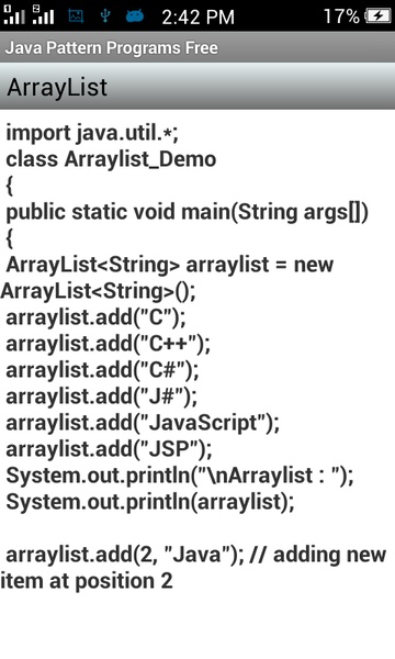 Java Pattern Programs Free - Preview 3