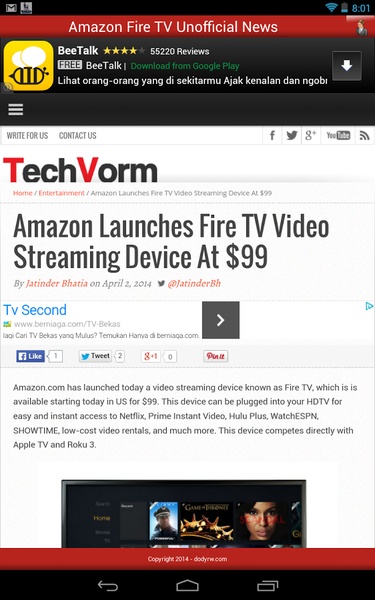 Amazon Fire TV Unofficial News - Preview 2