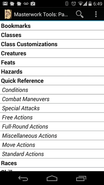 Masterwork Tools: Pathfinder Open Reference - Preview 6