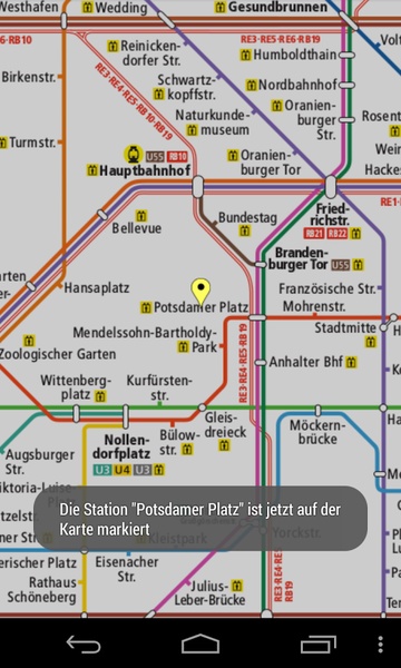 Berlin Subway map - Preview 1