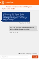 Edf live energy chat ‎EDF UK
