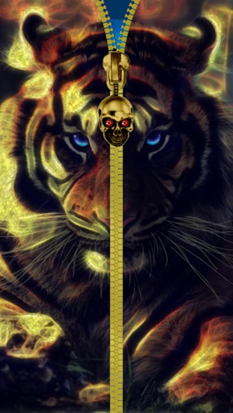 Tiger lock screen - Preview 2