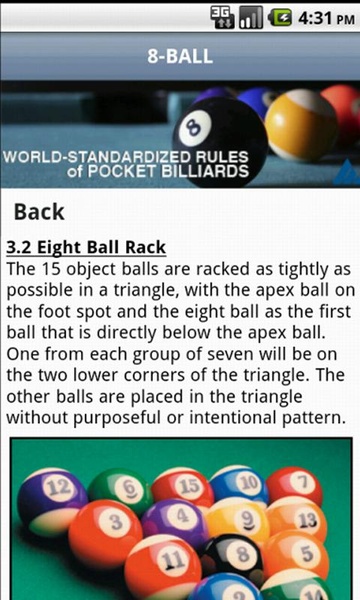 Official Billiard Rules - Preview 2