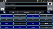 Blue Novelty GO Keyboard Theme screenshot 3