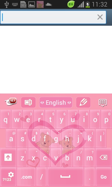 Pink Love Keyboard Free - Preview 6