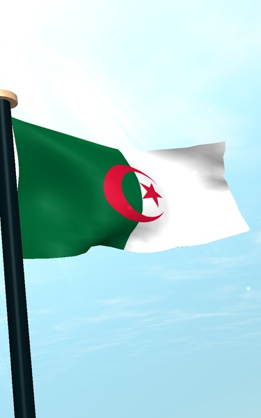 Algeria Flag 3D Free - Preview 2