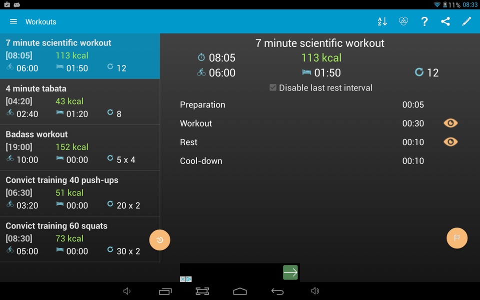 Interval Timer 4 HIIT Workout - Preview 3