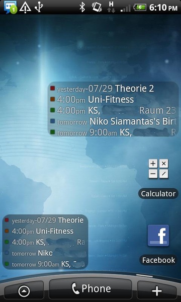 Antons Calendar Widget - Preview 2