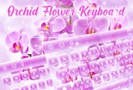 Orchid Flower Keyboard screenshot 6