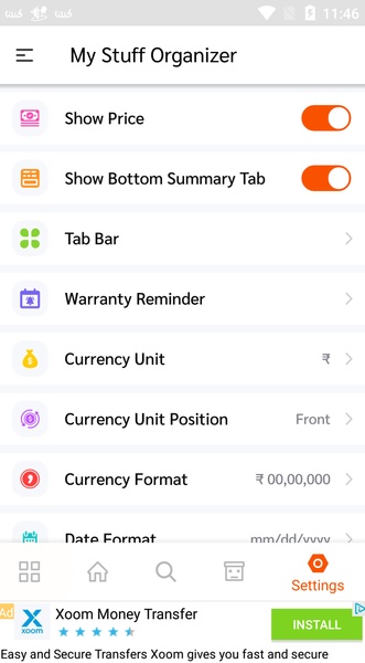 My Stuff Organizer - Preview 1
