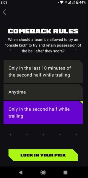 Fan Controlled Football - Preview 2