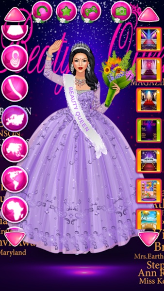 fitted lace wedding dress Build A Fashion Queen Dress Up: Beauty Catwalk Fashion Makeover Challenge main image 0