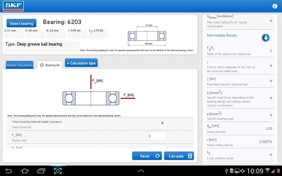 Bearing Calculator - Preview 3