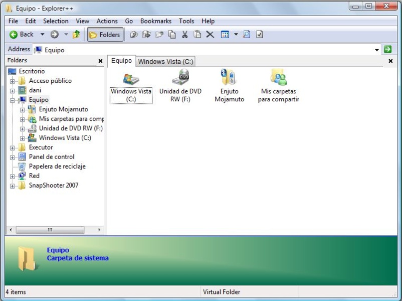 Explorer++ dành cho windows - tải xuống miễn phí từ uptodown