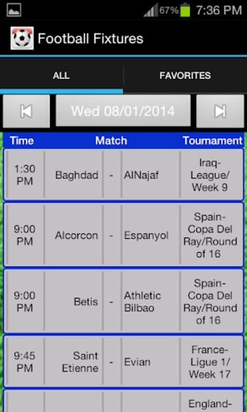 Football Fixtures - Preview 12