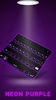 Neon Purple Emoji keyboard screenshot 3