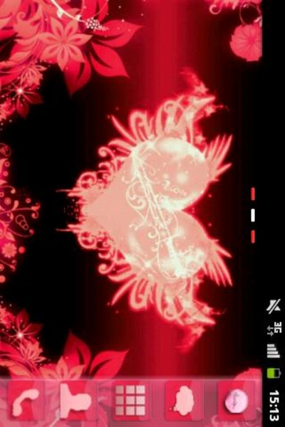GO Launcher Theme Love Heart - Preview 4