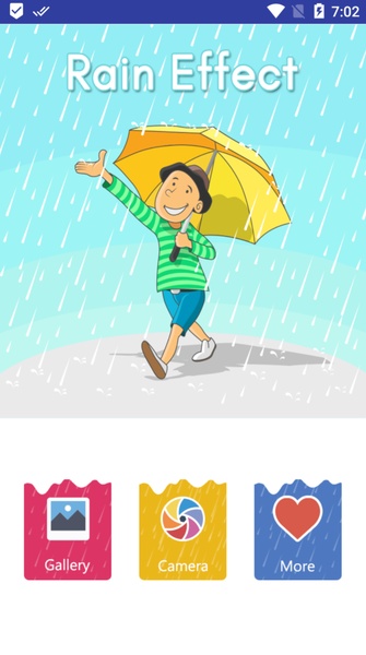 Rain Effect on Photo - Pic Editor and Text - Preview 1