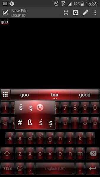 Theme Dusk Red for Emoji Keyboard - Preview 4