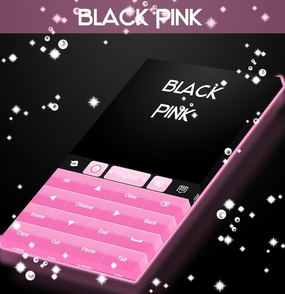 Black and Pink Keyboard Free - Preview 9