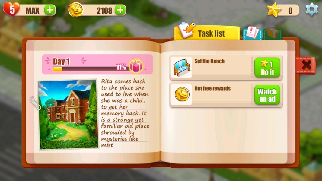 Town Story Match 3 Puzzle - Preview 2