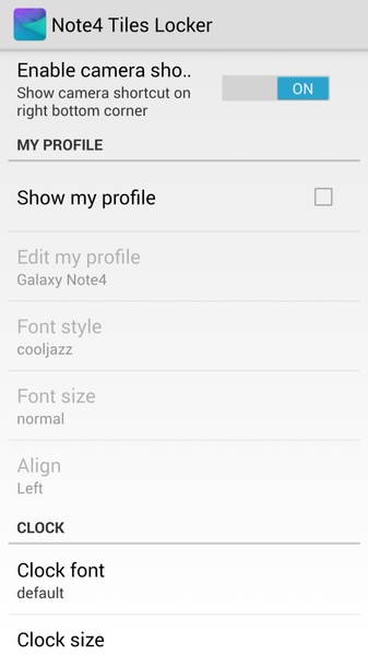 Note4 Tiles Locker - Preview 1