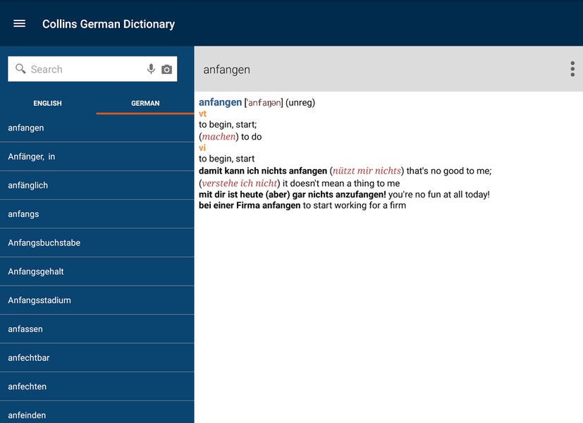 Collins German Dictionary - Preview 6