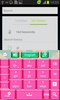 Pink Candy GO Keyboard screenshot 1