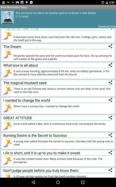 Best Motivational Stories - Preview 1