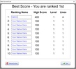 SSuite Tetris 2D screenshot 7