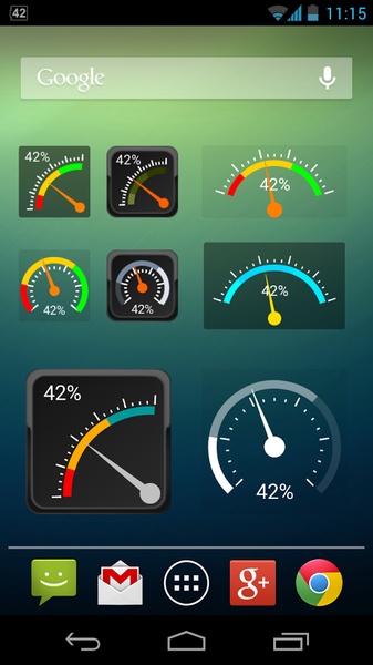 Gauge Battery Widget - Preview 5